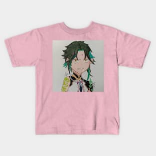 Furious Princess with Short Hair Kids T-Shirt